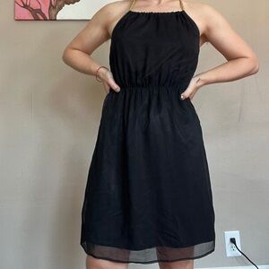 Jenny Han Black Halter Dress